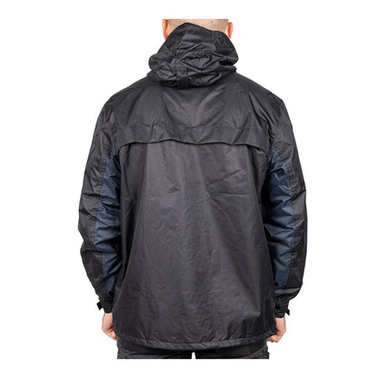 Timco Waterproof Lined Rain Jacket Front zip Adjustable Cuffs Black Extra Large LRJ1001XL