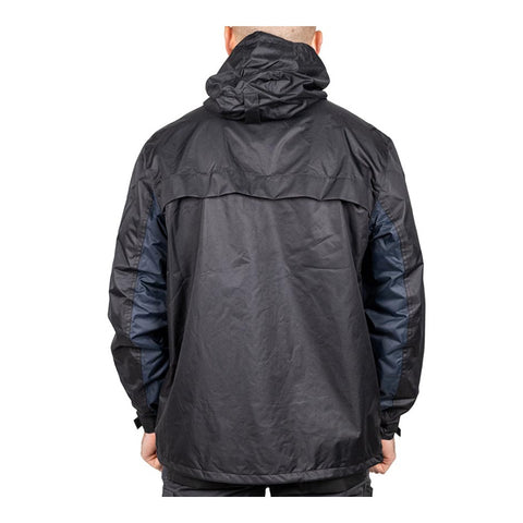 Timco Waterproof Lined Rain Jacket Front zip Adjustable Cuffs Black Extra Large LRJ1001XL