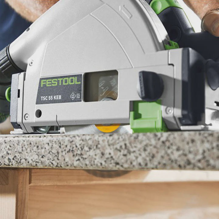 Festool TSC 55 KEB-Basic-5,0 GB 18V Brushless Plunge Cut Saw - 577589 With 2 x 5.0Ah Batteries, Charger