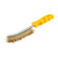 Timco 255mm High Density Brass Wire Hand Brush Yellow YWHB