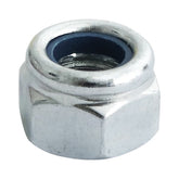 Timco M10 P Nylon Nut DIN 982 BZP Zink Plated (4/Tim Pack) 10NPP
