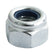 Timco M16 Nylon Nut DIN 982 BZP Type P Zink Plated (4/Tim Pack) 16NPP