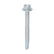 Timco 5.5 x 50mm Metal Construction Light Section Screws Hex Self Drilling Exterior Silver Organic L50B