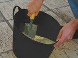 Faithfull 42 Litres Heavy-Duty Polyethylene Flex Black Tub FAIFLEX42B