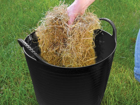 Faithfull 42 Litres Heavy-Duty Polyethylene Flex Black Tub FAIFLEX42B