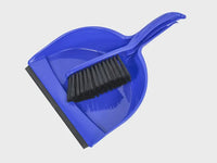Faithfull 220mm Plastic Dustpan & PVC Banister Brush Set FAIBRDUSTSET