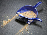 Faithfull 220mm Plastic Dustpan & PVC Banister Brush Set FAIBRDUSTSET