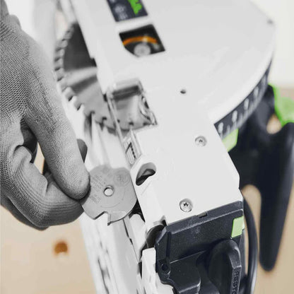 Festool TSV 60 KEBQ-Plus 230V GB Plunge-Cut Saw - 576733 With 2 x Guide Rail, Connector, Clamp & Bag