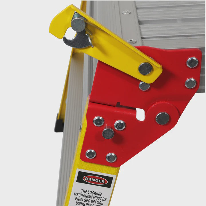 Excel 600 x 600mm Fibreglass Heavy Duty Platform Folding Hop Up Pack of 2