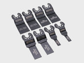 Faithfull 8 Piece Mixed Multi-Tool Cutting Wood Blade Set XMS25MULTI8