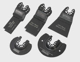Faithfull 7 Piece Multi- Function Tool Blade Set For Multi-Function Oscillating Tools FAIMFKIT7