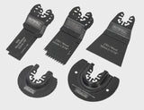 Faithfull 7 Piece Multi- Function Tool Blade Set For Multi-Function Oscillating Tools FAIMFKIT7