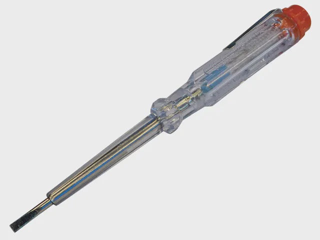 Faithfull 140 x 2.9mm Mains Tester Screwdriver 100-250 Volt FAIMTSC