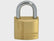 Faithfull 30mm Brass & steel shackle Padlock Lock Features 3 Keys FAIPLB30