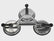 Faithfull Triple Pad Heavy-Duty Aluminium Pro Suction Lifter FAISUCPAD3P