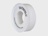 Faithfull 12mm x 12m P.T.F.E Tape White Plumbers & Heating Engineers FAITAPEPTF10