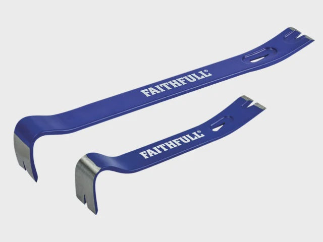 Faithfull 175mm (7in) & 375mm (15in) Utility Bars High-Quality Twin Pack FAIUBARS