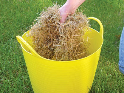 Faithfull 28 Litres Heavy-Duty Polyethylene Flex Yellow Tub FAIFLEX28Y