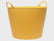 Faithfull 28 Litres Heavy-Duty Polyethylene Flex Yellow Tub FAIFLEX28Y