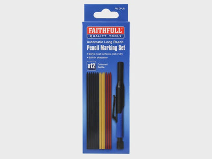 Faithfull Long Reach Pencil & Marking Set Accurate Markings FAICPLR