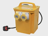 Faithfull 16amp Transformer 3.3kVA Dual Socket FPPTRAN33A