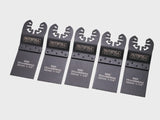 Faithfull 32mm Bi-Metal Flush Cut Wood Multi-Tool Blade Set Pack 5 XMS25MULTI5