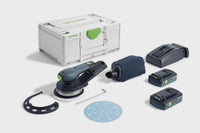Festool 18v 150mm Sander ETSC 2 - 4ah Batteries & Charger - 577727