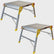 Excel 600 x 600mm Heavy Duty Multi Purpose Platform Work Bench Folding Hop Up Pack of 2