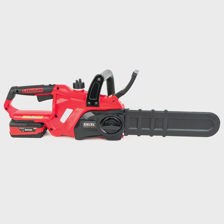 Excel 18V Chainsaw Wood Cutter 245mm with 2 x 5.0Ah Battery & Charger