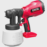 Excel 18V Cordless 1000ml Spray Gun with 1 x 5.0Ah Battery & Charger