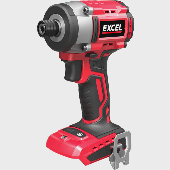 Excel 18V Cordless 5 Piece Tool Kit with 3 x Batteries & Smart Charger in Bag EXL5169