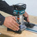 Makita DRT50ZJX3 18V Brushless Router Trimmer Base With 1/4" 35 Piece Cutter Set