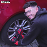 Excel 18V Cordless Brushless 1/2'' Impact Wrench with 1 x 5.0Ah Battery Charger & Bag