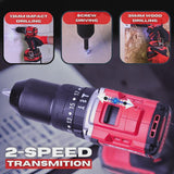 Excel 18V Cordless Brushless Combi Drill with 1 x 5.0Ah Battery & Charger