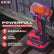 Excel 18V Cordless Brushless Impact Driver with 1 x 5.0Ah Battery Charger & Bag