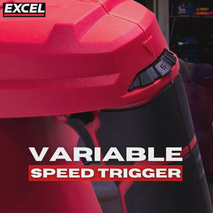 Excel 18V Cordless Grease Gun with 2 x 5.0Ah Battery & Charger