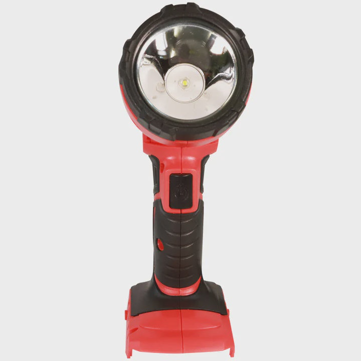 Excel 18V Cordless LED Flashlight Torch with 1 x 5.0Ah Battery & Charger