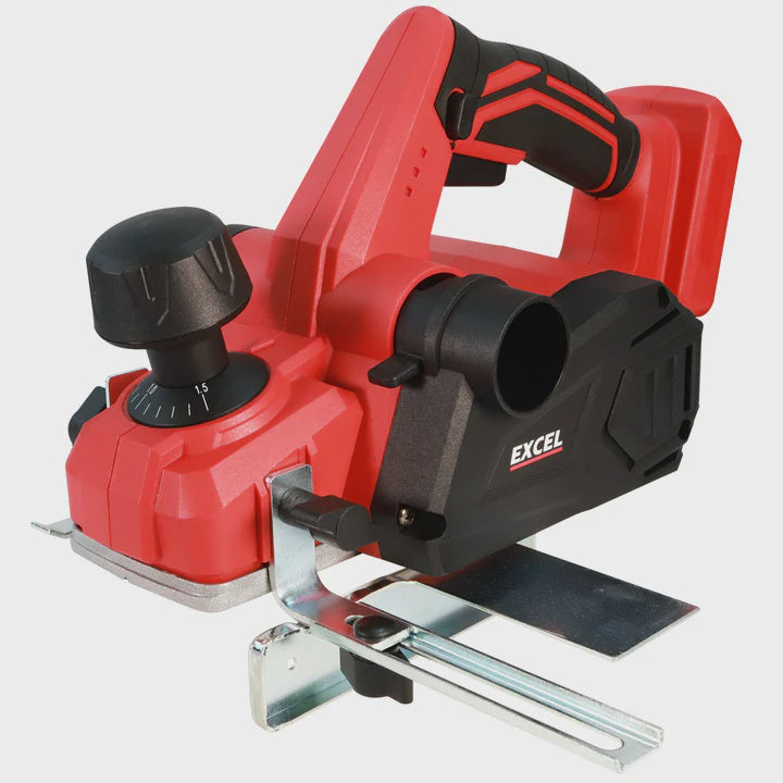 Excel 18V Cordless Planer 82mm with 2 x 5.0Ah Batteries & Charger EXL264