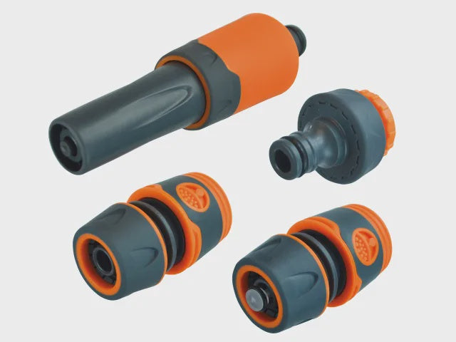 Faithfull FAIHOSEPLKIT Plastic Hose Fittings Starter Kit 1/2in