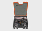 Bahco  BAHS800 S800 1/4 & 1/2in Drive Socket Set, 77 Piece
