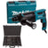 Makita HR2630 240V Hammer Drill With D-21200 17 Piece Drill Bit Set