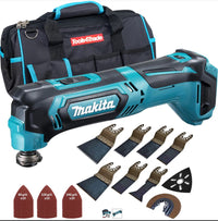 Makita TM30DZ 12V CXT Li-ion Cordless Multi Tool & Bag with 39 Piece Accessories Set