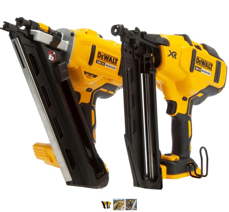Dewalt DCK264 18V Twin Pack Brushless Nailer Body Only