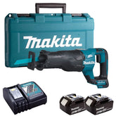 Makita DJR187Z 18V Brushless Reciprocating Saw With 2 x 5.0Ah Batteries & Charger in Case