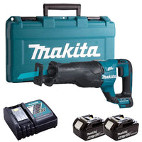 Makita DJR187Z 18V Brushless Reciprocating Saw With 2 x 5.0Ah Batteries & Charger in Case