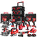 Milwaukee 18V Fuel Brushless 9 Piece Power Tool Kit With 2 x 5.0Ah Battery Charger & Trolley Toolbox (DBR Kit)
