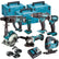 Makita 18V 7 Piece Power Tool Kit with 3 x 5.0Ah Batteries  & Charger (DBR KIT)
