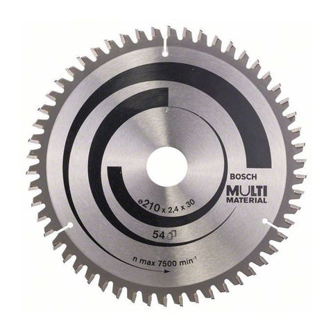 Bosch 210mm 54T Multi Material Circular Saw Blade 2608640511