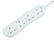 Masterplug Extension Lead 240V 4-Gang 13A White 5m MSTBFG5