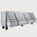 Excel 96" 24 Drawer Stainless Steel Tool Chest Heavy Duty Storage Cabinet